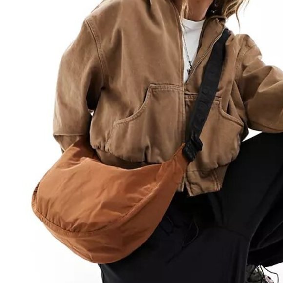 NWT Baggu Crescent Bag Medium - Brown - Picture 11 of 14